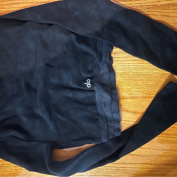 Black Long Sleeve Top - Picture 2 of 2